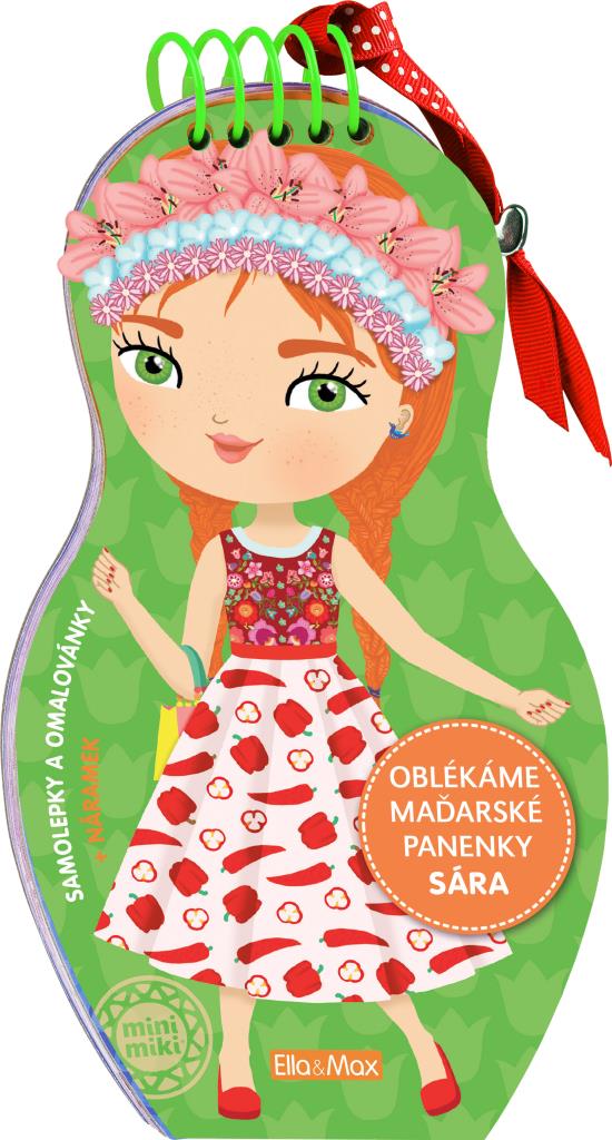 Ella & Max Obliekame maďarské bábiky Sára – Maľovánky