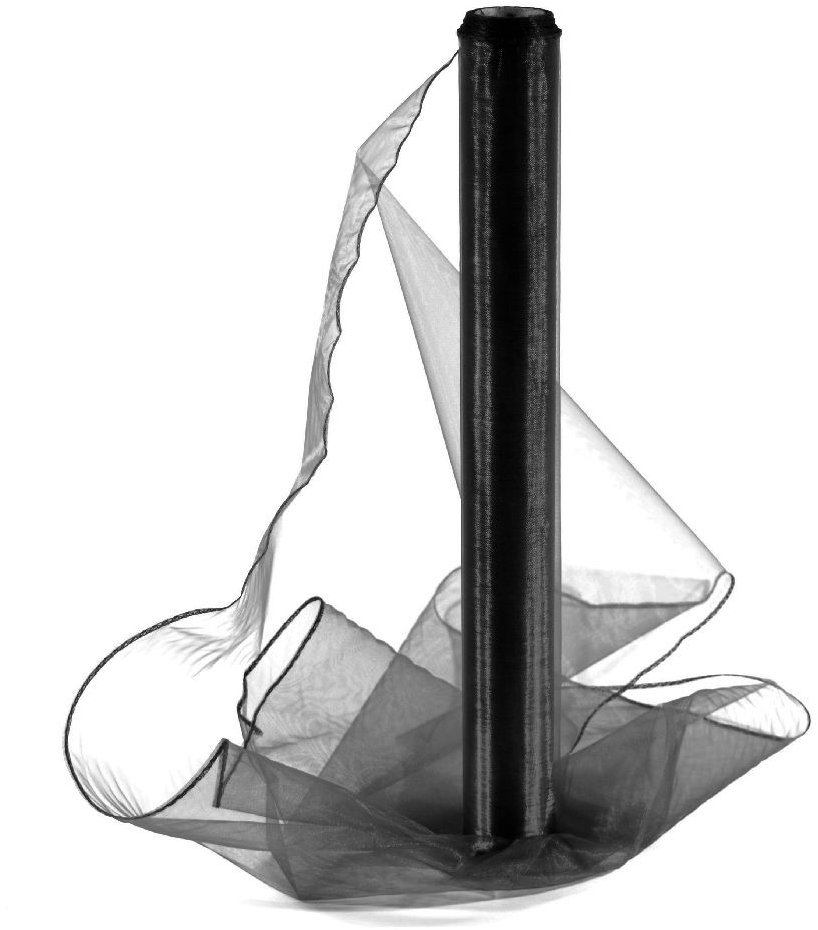 Vikpap Organza 40 cm/10y černá
