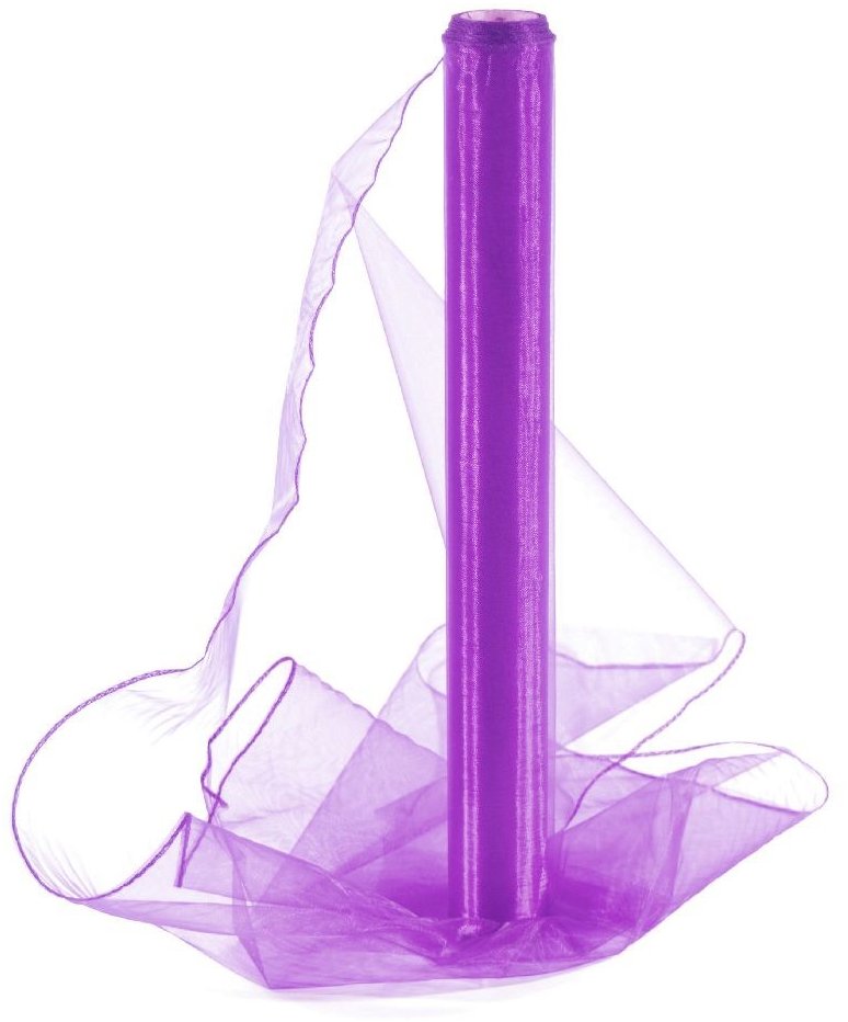 Vikpap Organza 40 cm/10y tmavě fialová