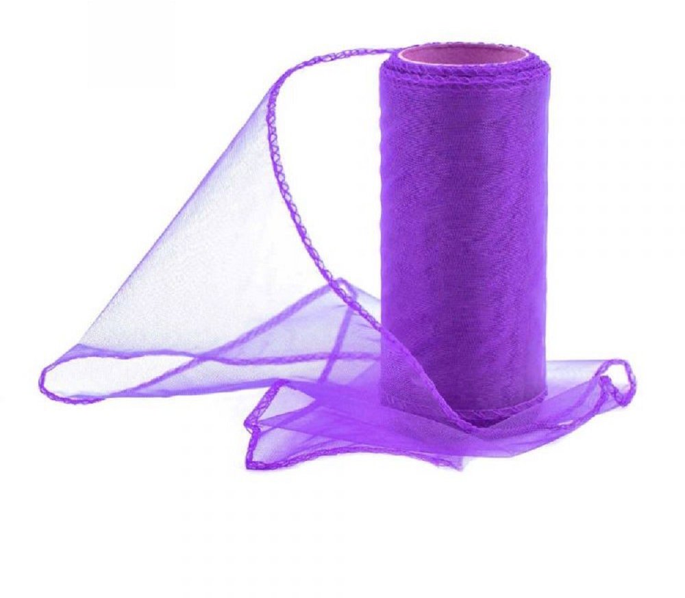 Vikpap Organza 12 cm/10y tmavofialová