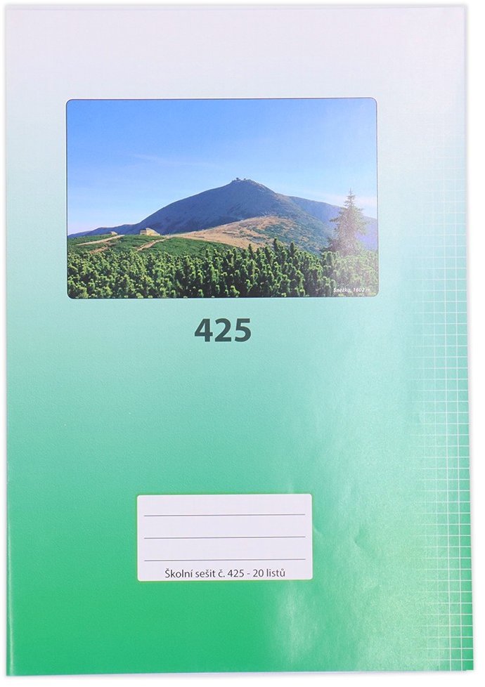 PAPÍRNA MARTINÍK 425, A4 štvorčekovaný, 20 listov