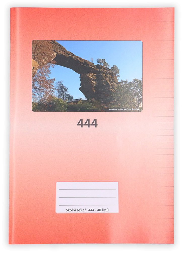 PAPÍRNA MARTINÍK 444, A4 linajkový, 40 listov