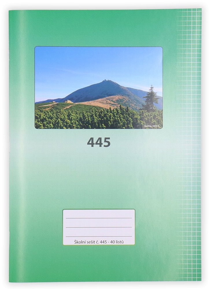 PAPÍRNA MARTINÍK 445, A4 štvorčekovaný, 40 listov