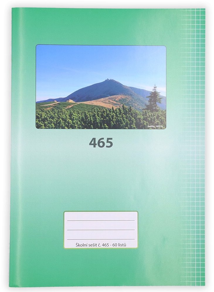 PAPÍRNA MARTINÍK 465, A4 štvorčekovaný, 60 listov