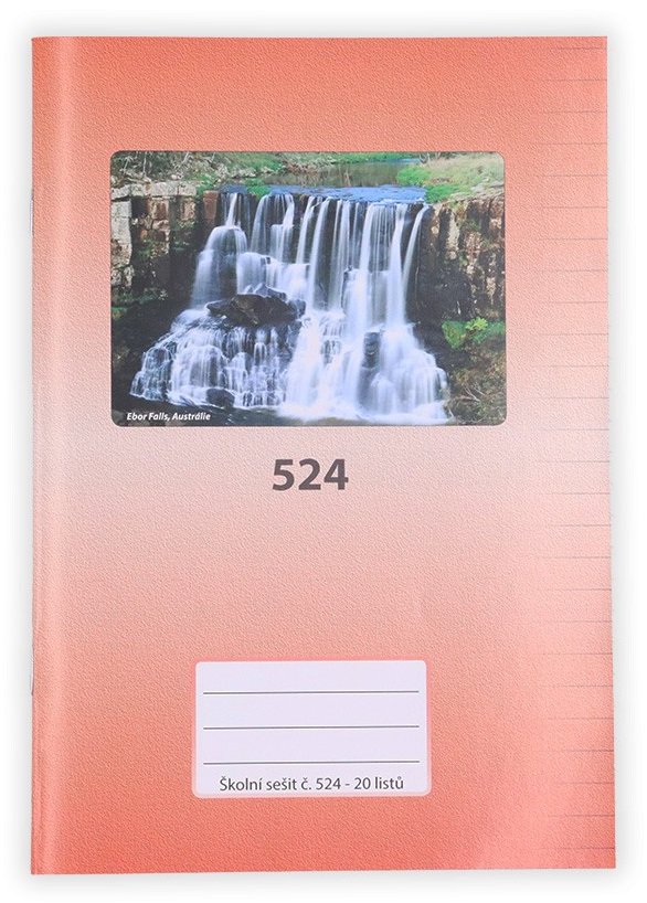 PAPÍRNA MARTINÍK 524, A5 linajkový, 20 listov