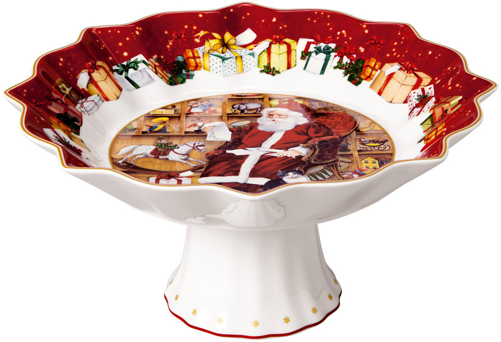 VILLEROY & BOCH Vánoční mísa na noze TOY'S FANTASY, Santa