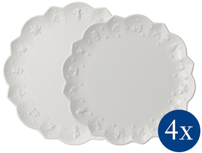 VILLEROY & BOCH Sada vánočních talířů pro 4 osoby TOY'S DELIGHT ROYAL CLASSIC 8 ks