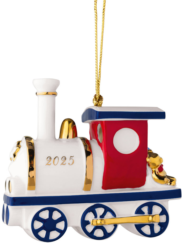 VILLEROY & BOCH Vánoční ozdoba z kolekce Christmas classics 2025 Lokomotiva