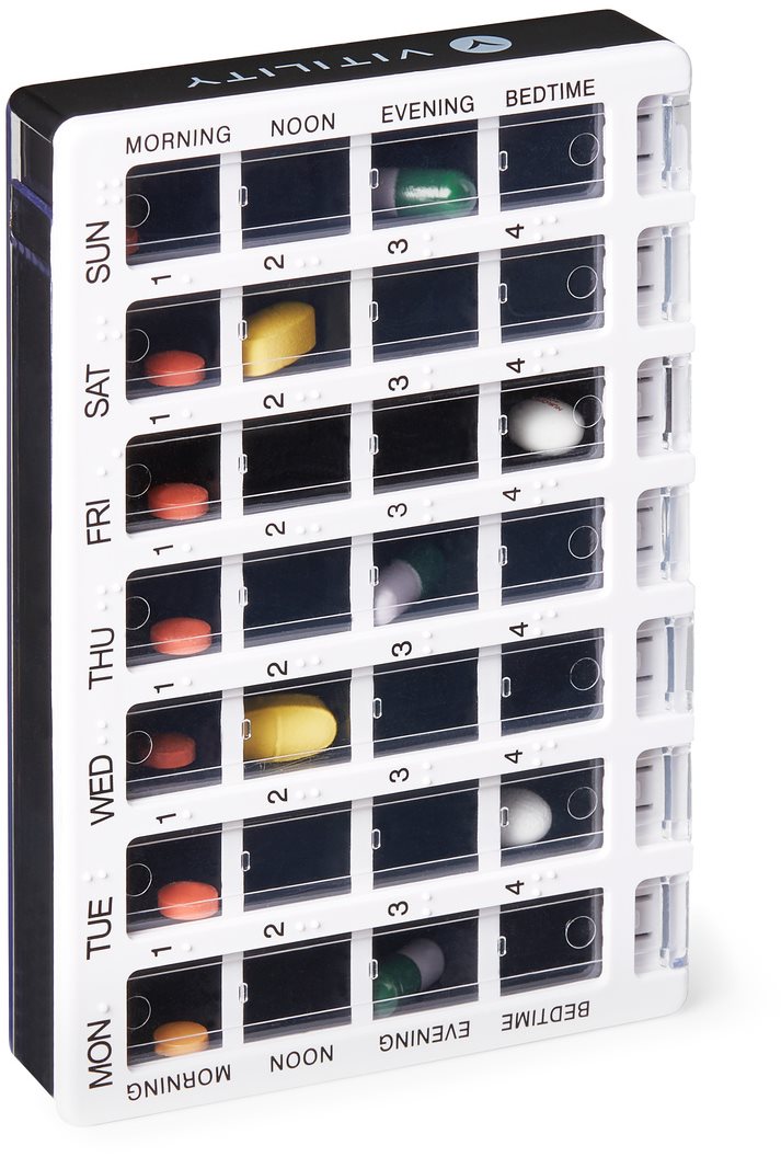 Vitility 70610350 Škartuľka na lieky týždenná