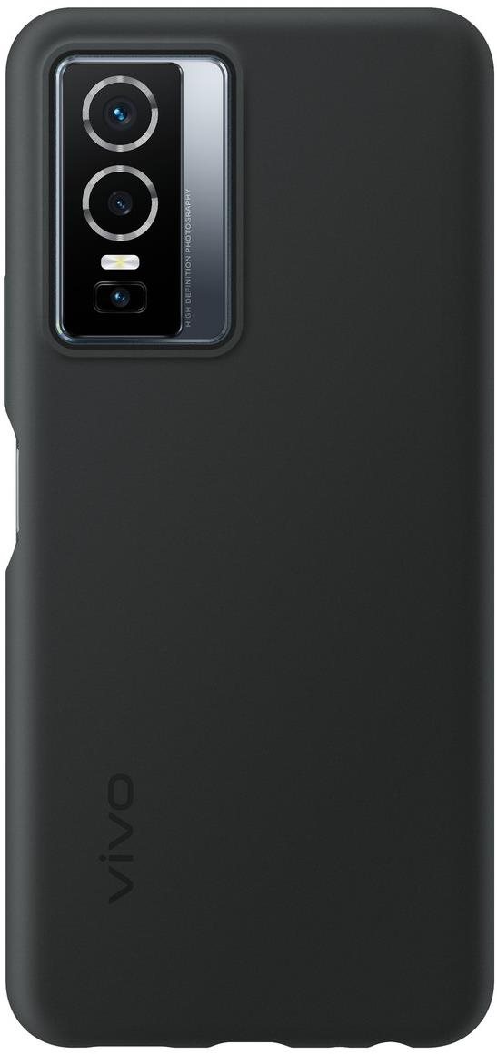 Vivo Y76 5G Silicone Cover, Black