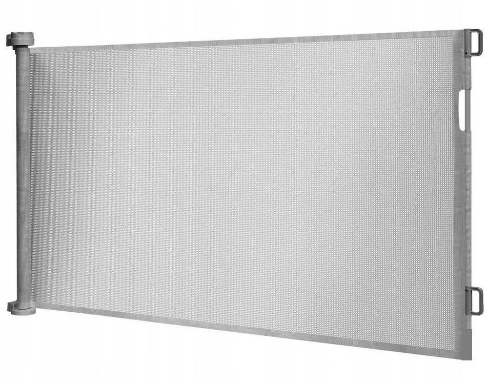 Ruhhy 19381 Zvinovacia bezpečnostná zábrana 160 × 85 cm sivá