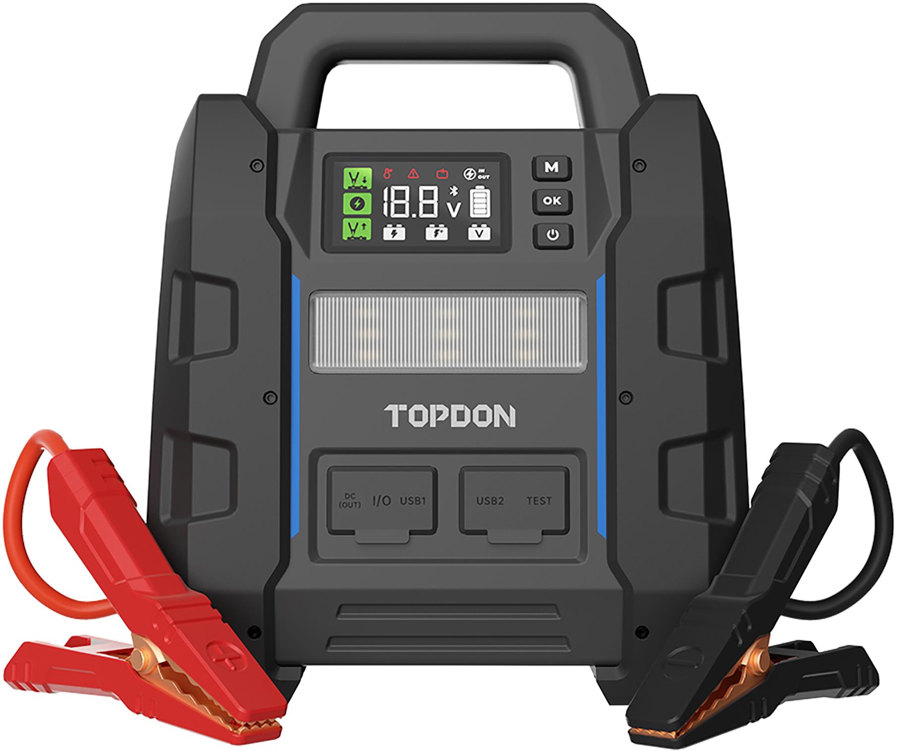 TOPDON štartér a tester autobatéerie V4500Plus