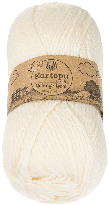 BELLATEX Melange Wool 100 g – 025 smotanová