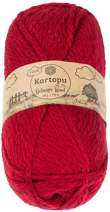 BELLATEX Melange Wool 100 g – 2117 červená