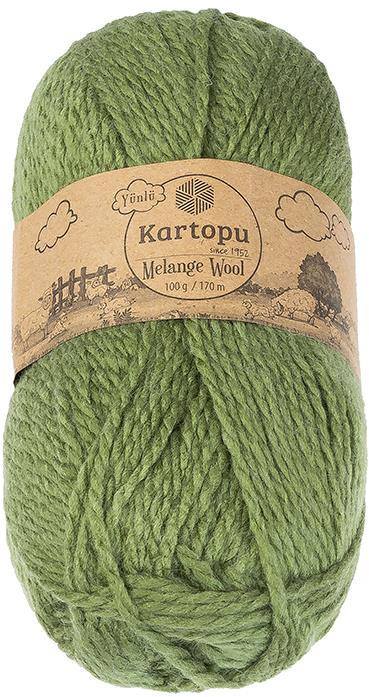 BELLATEX Melange Wool 100 g – 430 zelená