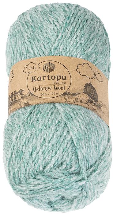 BELLATEX Melange Wool 100 g – 9000 melír zelený