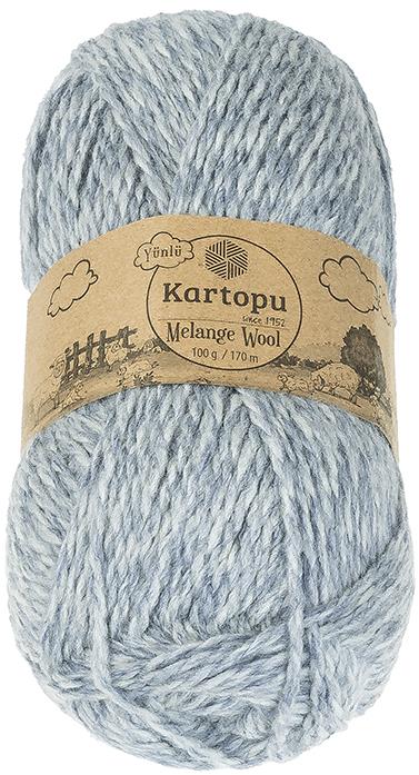 BELLATEX Melange Wool 100 g – 9001 melír modrý