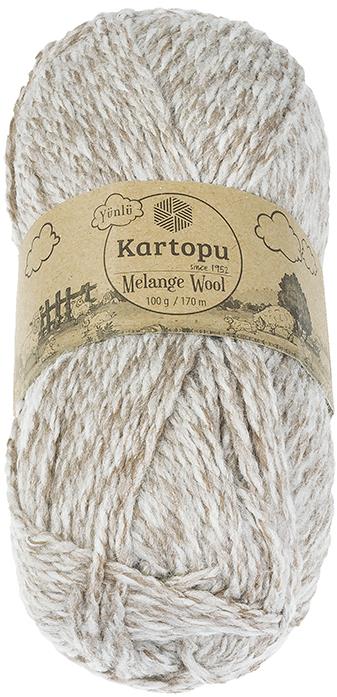 BELLATEX Melange Wool 100 g – 9002 melír béžový