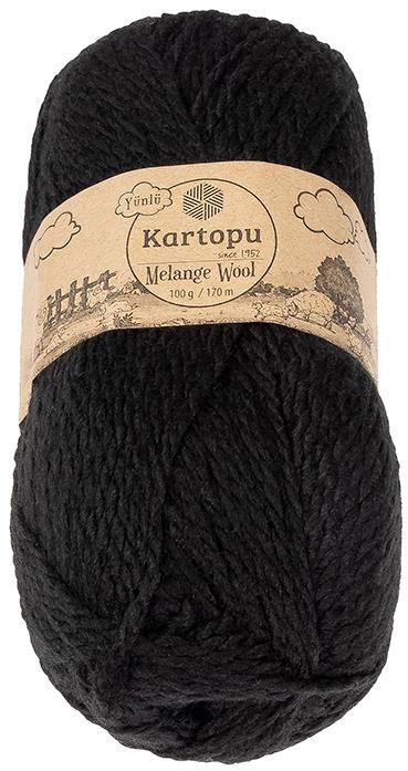 BELLATEX Melange Wool 100 g – 940 čierna