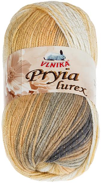 BELLATEX Priadza Pryia lurex 100 g – 315 béžová, biela