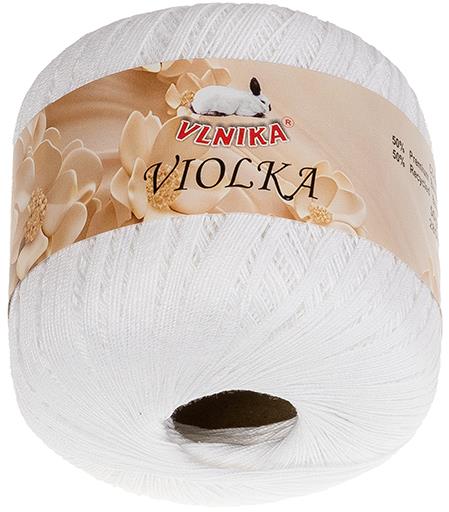 BELLATEX Priadza Violka 50 g - 100 biela