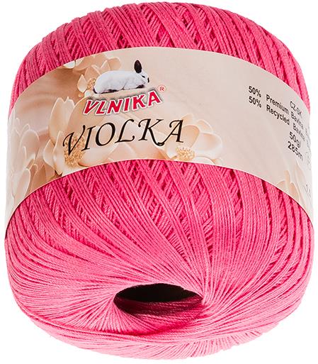 BELLATEX Priadza Violka 50 g – 126 ružová