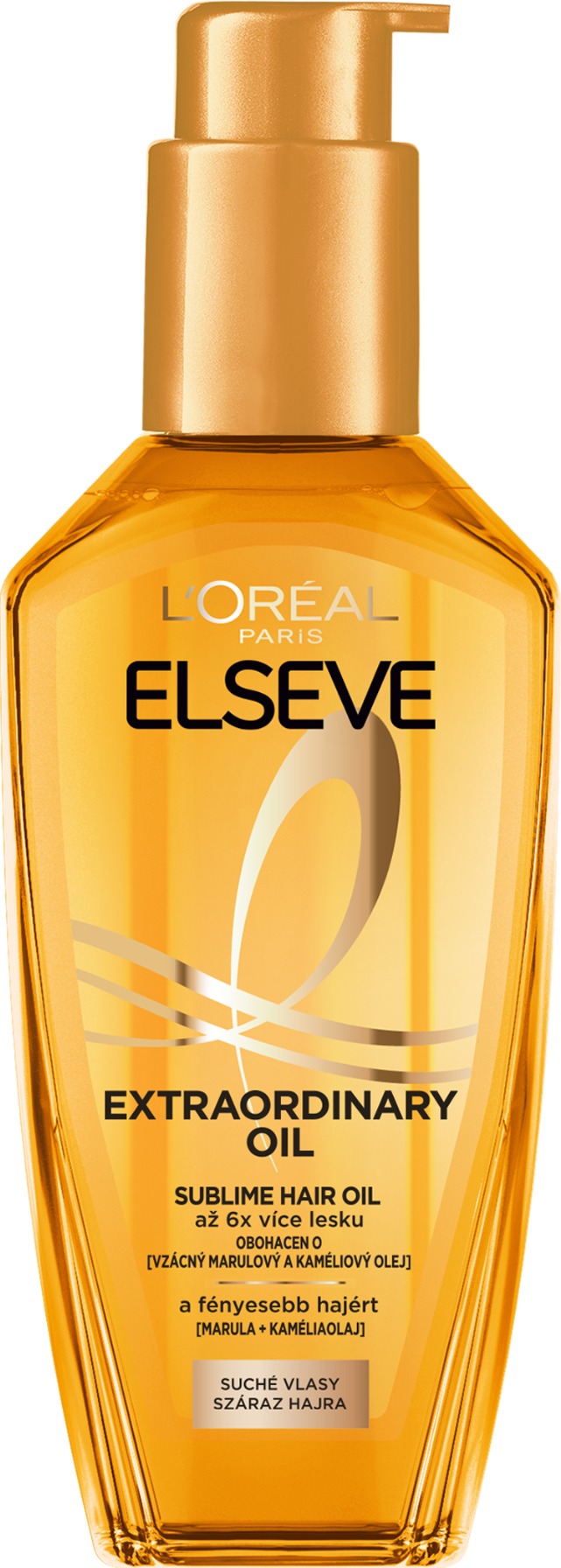 ĽORÉAL PARIS ELSEVE Extraordinary Oil hodvábny olej pre suché vlasy 100 ml