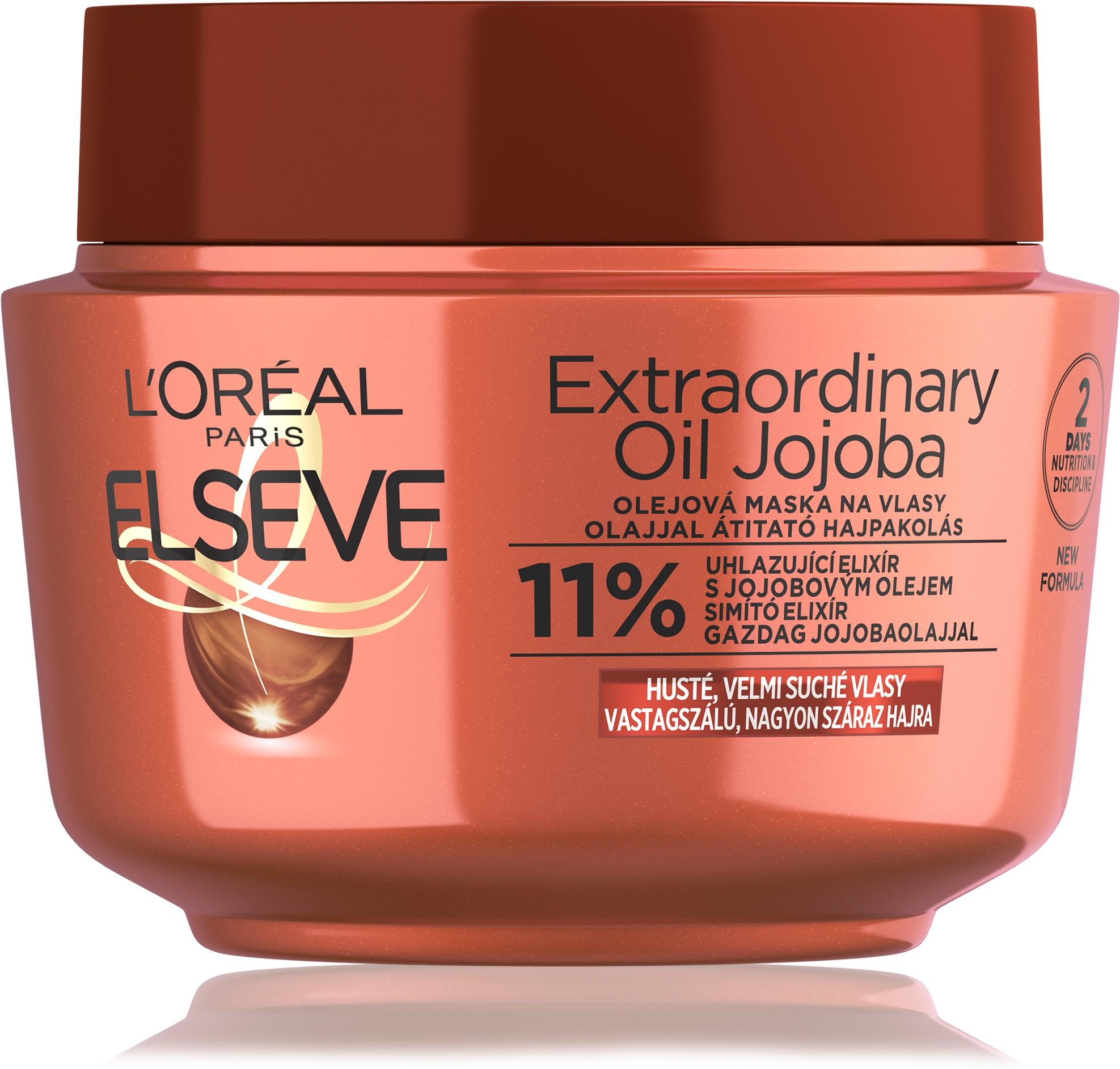 L´ORÉAL ELSEVE Extraordinary Oil vyživujúci maska pre suché vlasy 300 ml