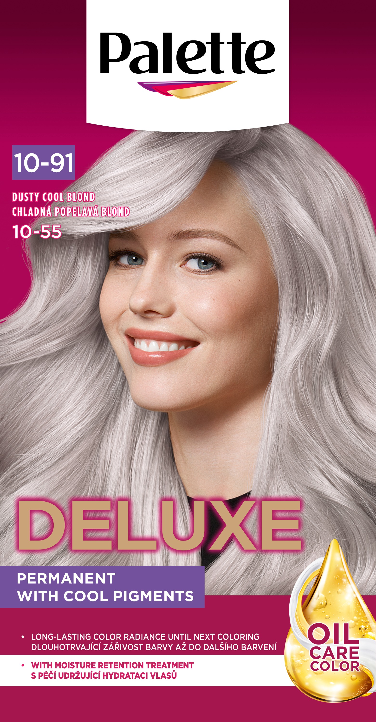 Palette Deluxe 10-55 Popolavá chladná blond
