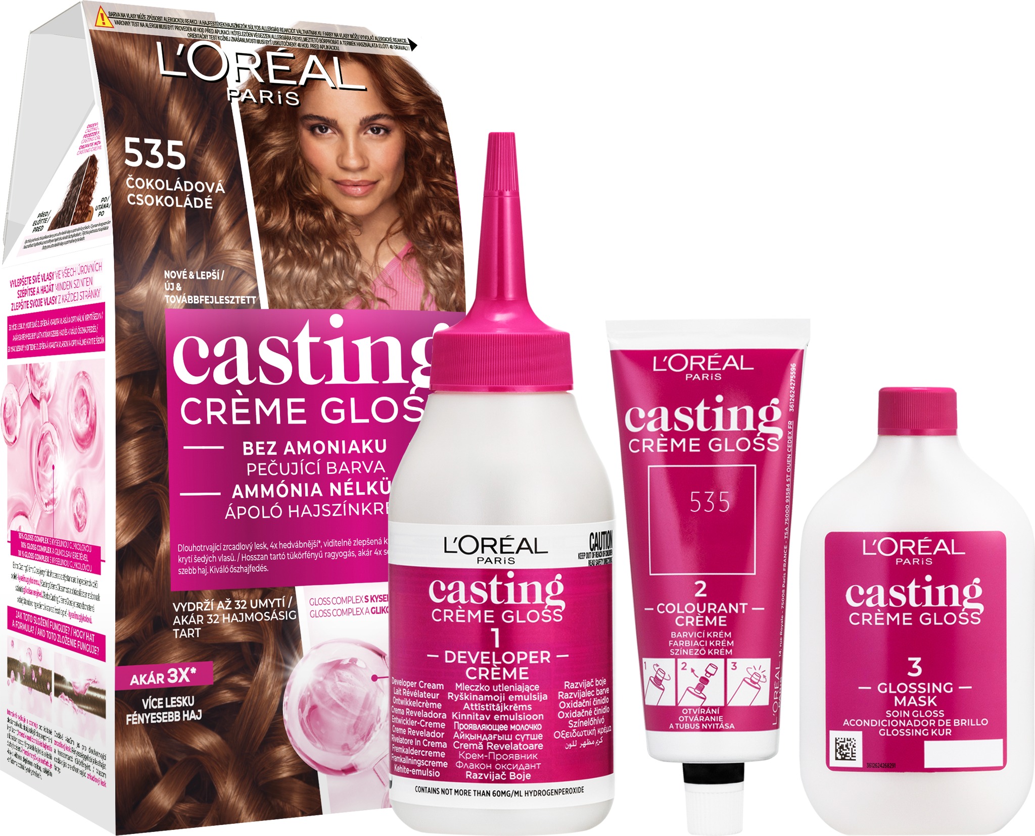 L'ORÉAL CASTING Creme Gloss 535 Čokoládová