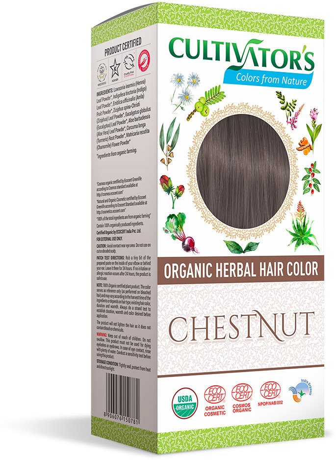 CULTIVATOR Natural 9 Gaštanová (4× 25 g)
