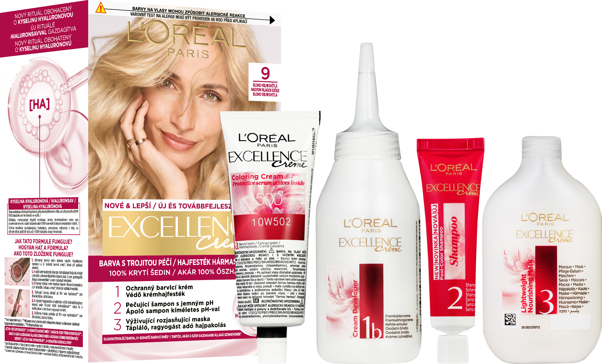 L'ORÉAL PARIS Excellence 9 Blond veľmi svetlá