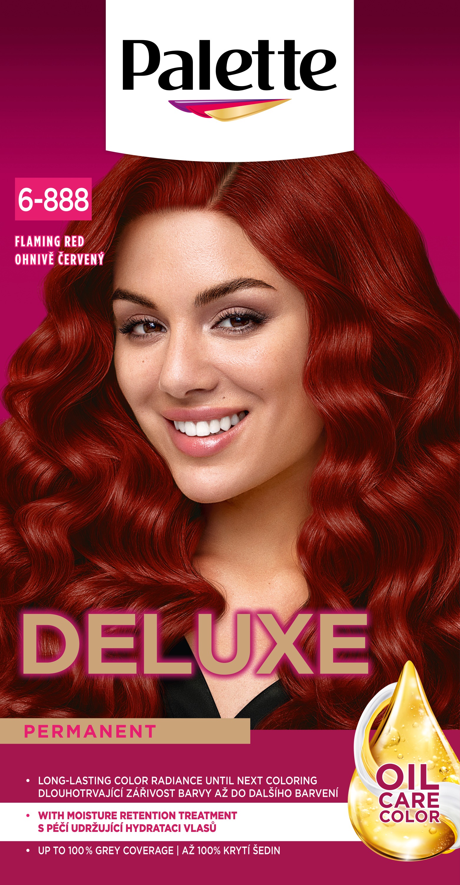 SCHWARZKOPF PALETTE Deluxe 6-888 Ohnivo červená 50 ml