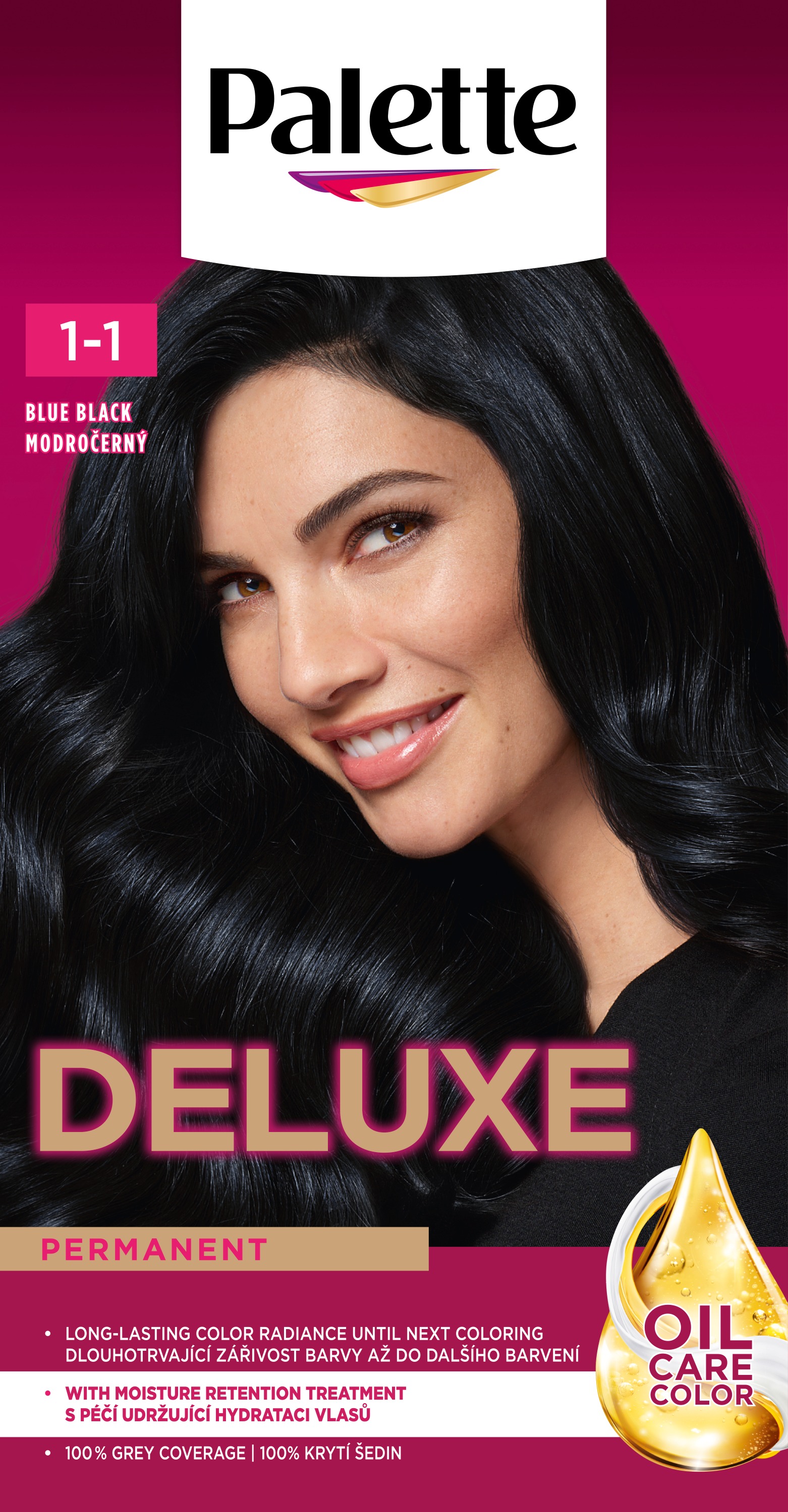 SCHWARZKOPF PALETTE Deluxe 909 Modročierny 50 ml