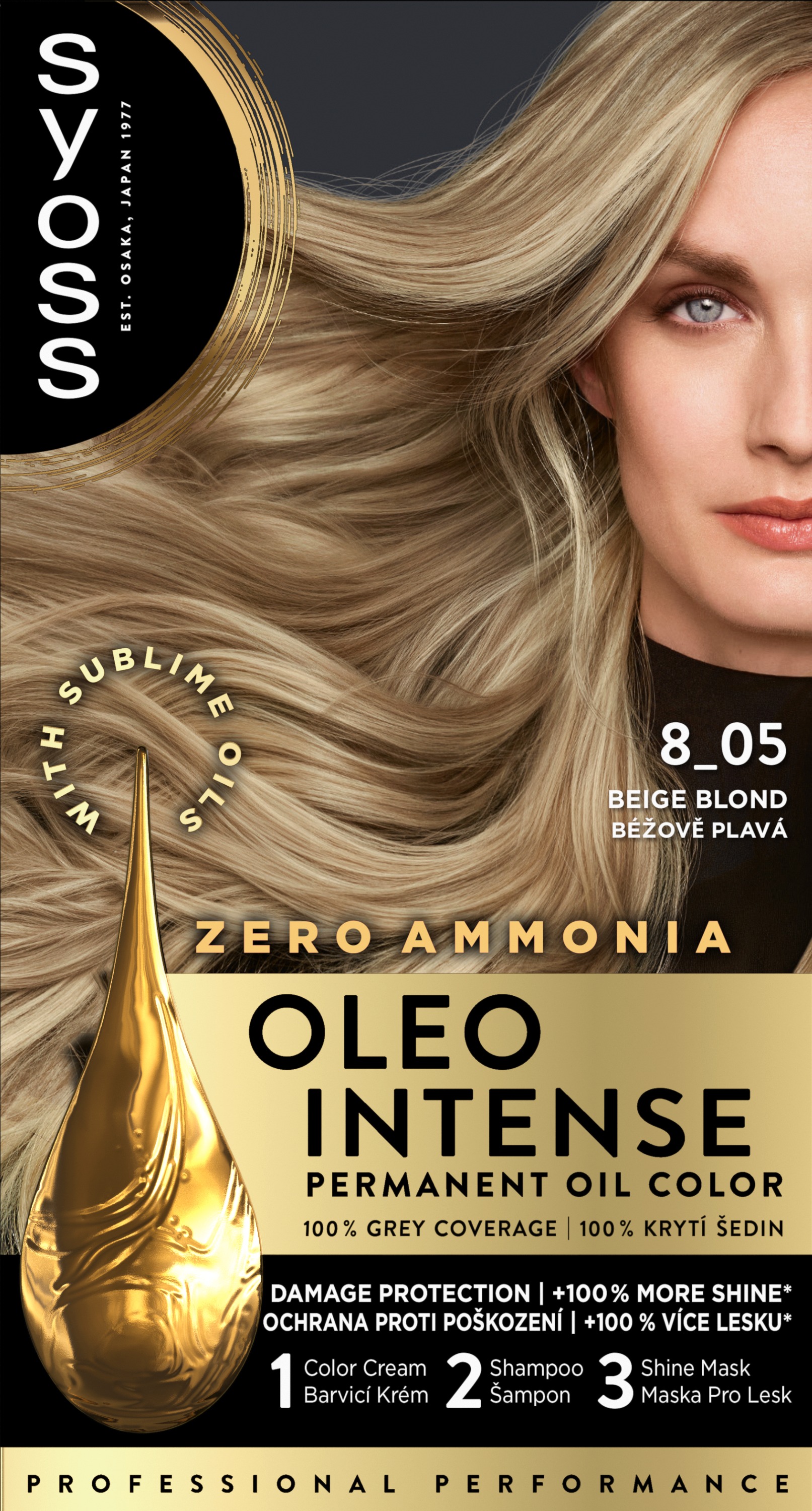 SYOSS Oleo Intense 8-05, béžovoplavý, 50 ml