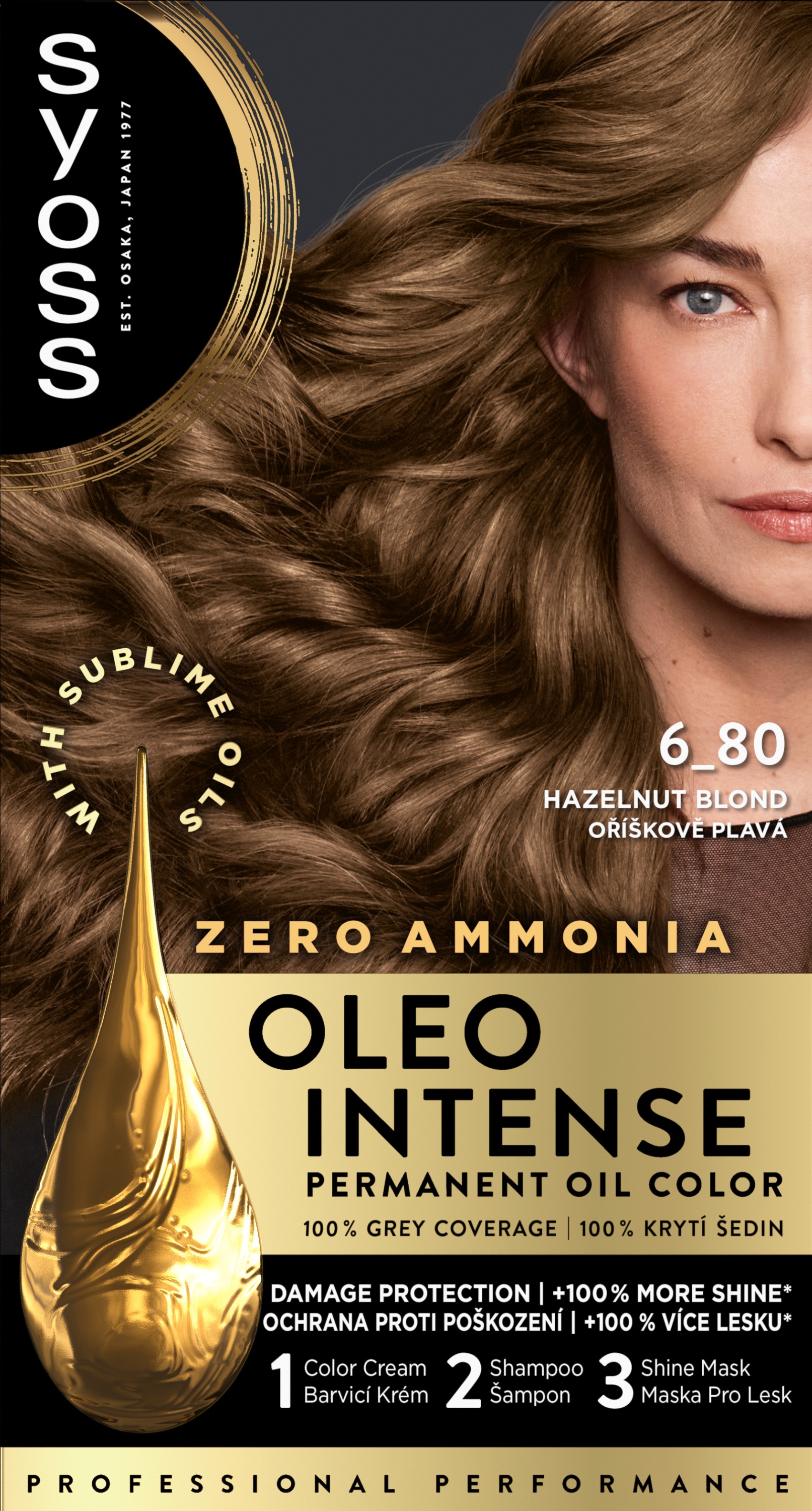 SYOSS Oleo Intense 6-80, orieškovoplavý, 50 ml