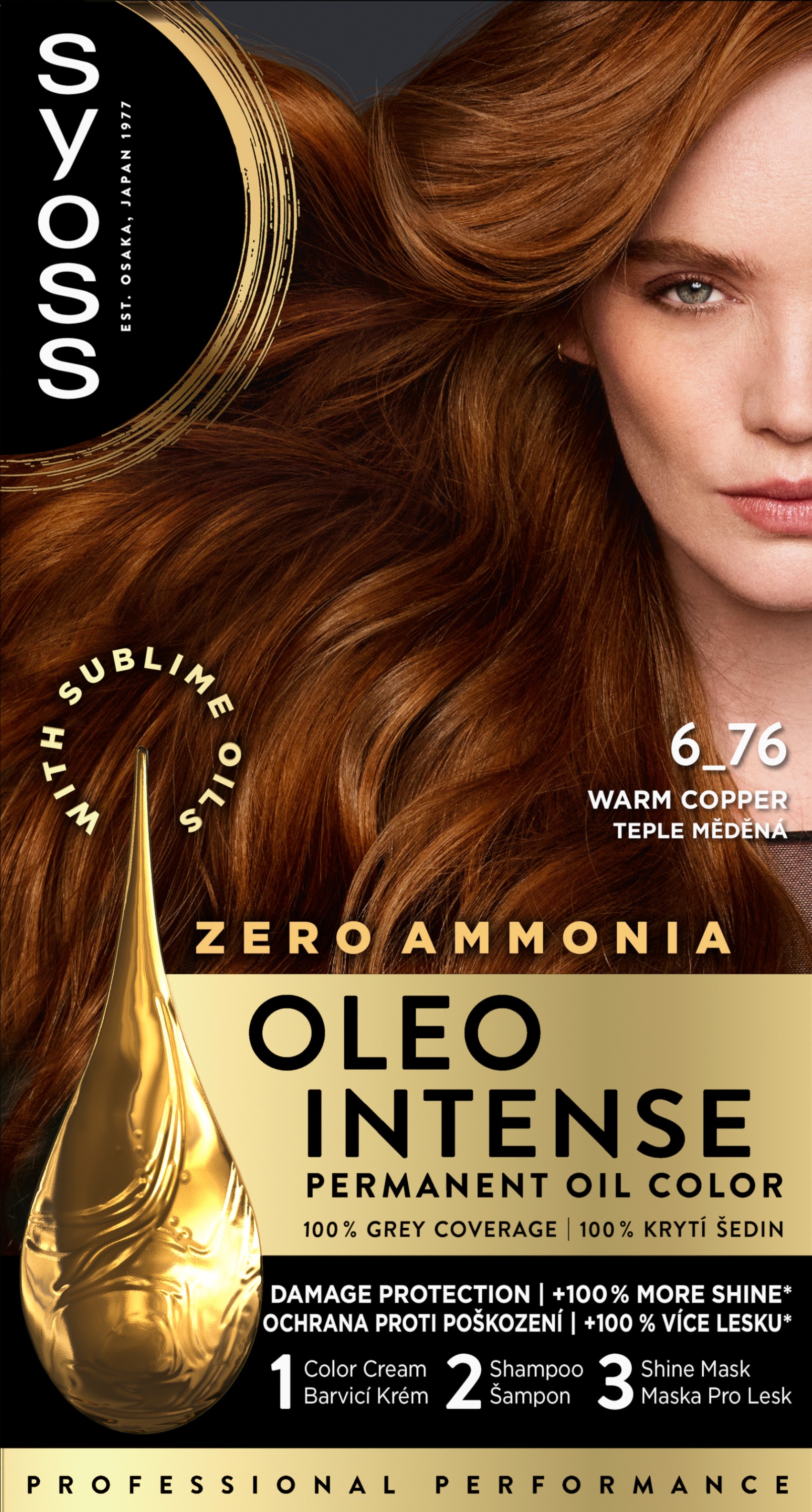 SYOSS Oleo Intense 6-76 Teplý medený 50 ml