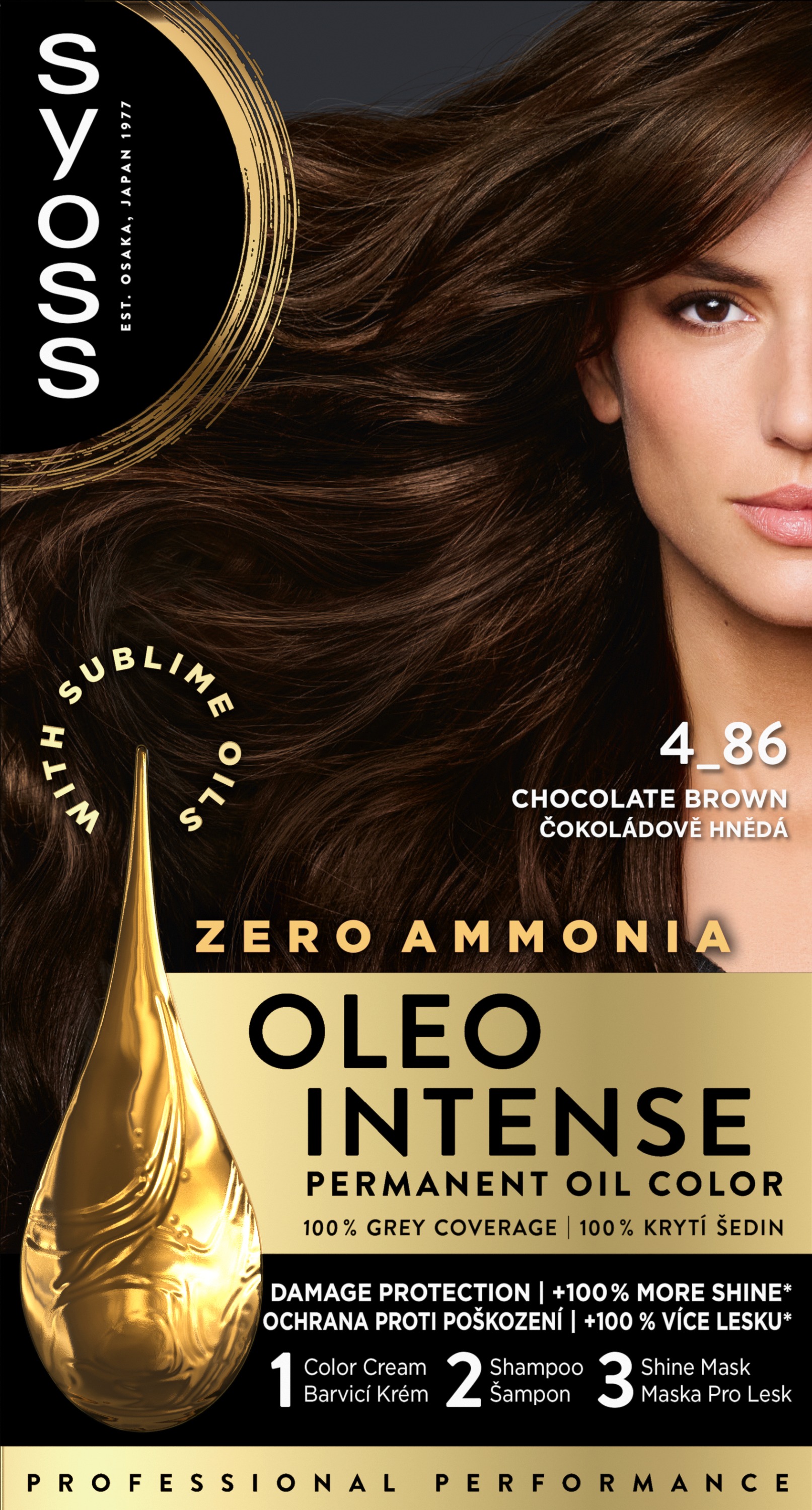 SYOSS Oleo Intense 4-86 Čokoládovo hnedý 50 ml
