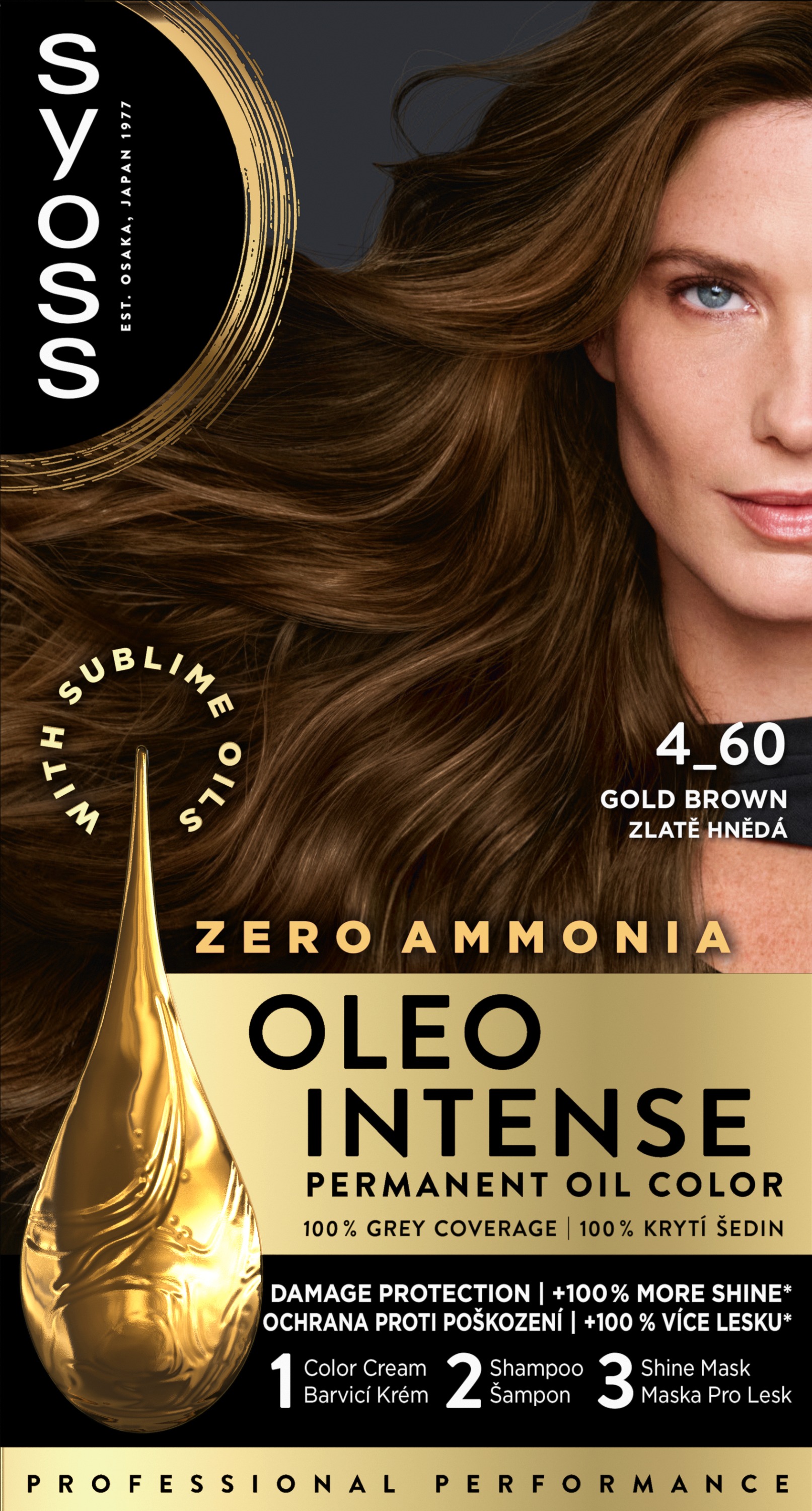 SYOSS Oleo Intense 4-60 Zlatohnedý 50 ml