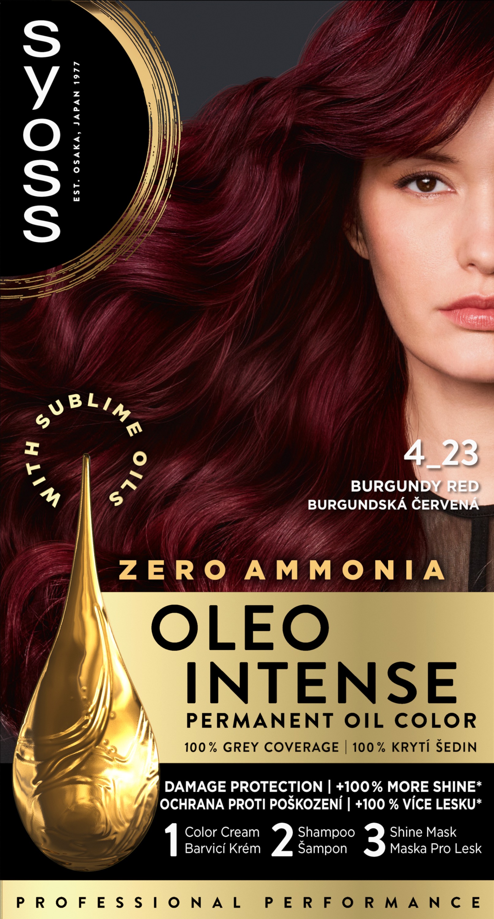 SYOSS Oleo Intense 4-23, burgundská červeň, 50 ml