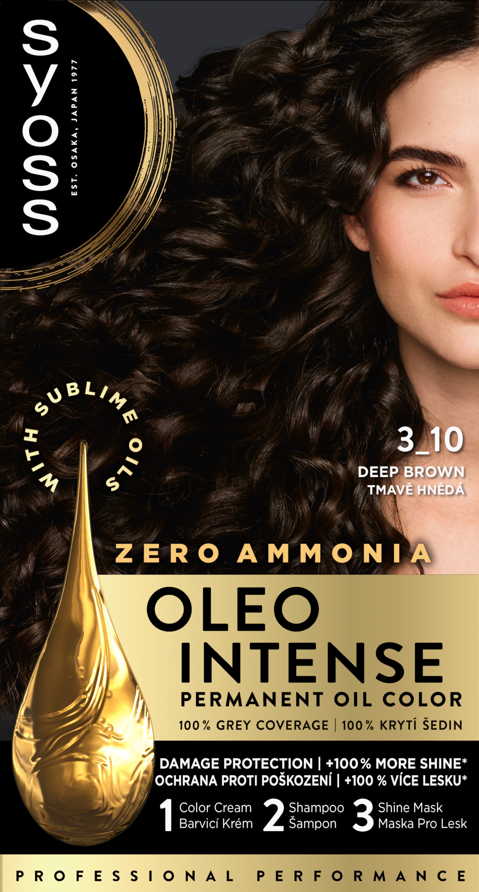 SYOSS Oleo Intense 3-10 Tmavo hnedá 50 ml