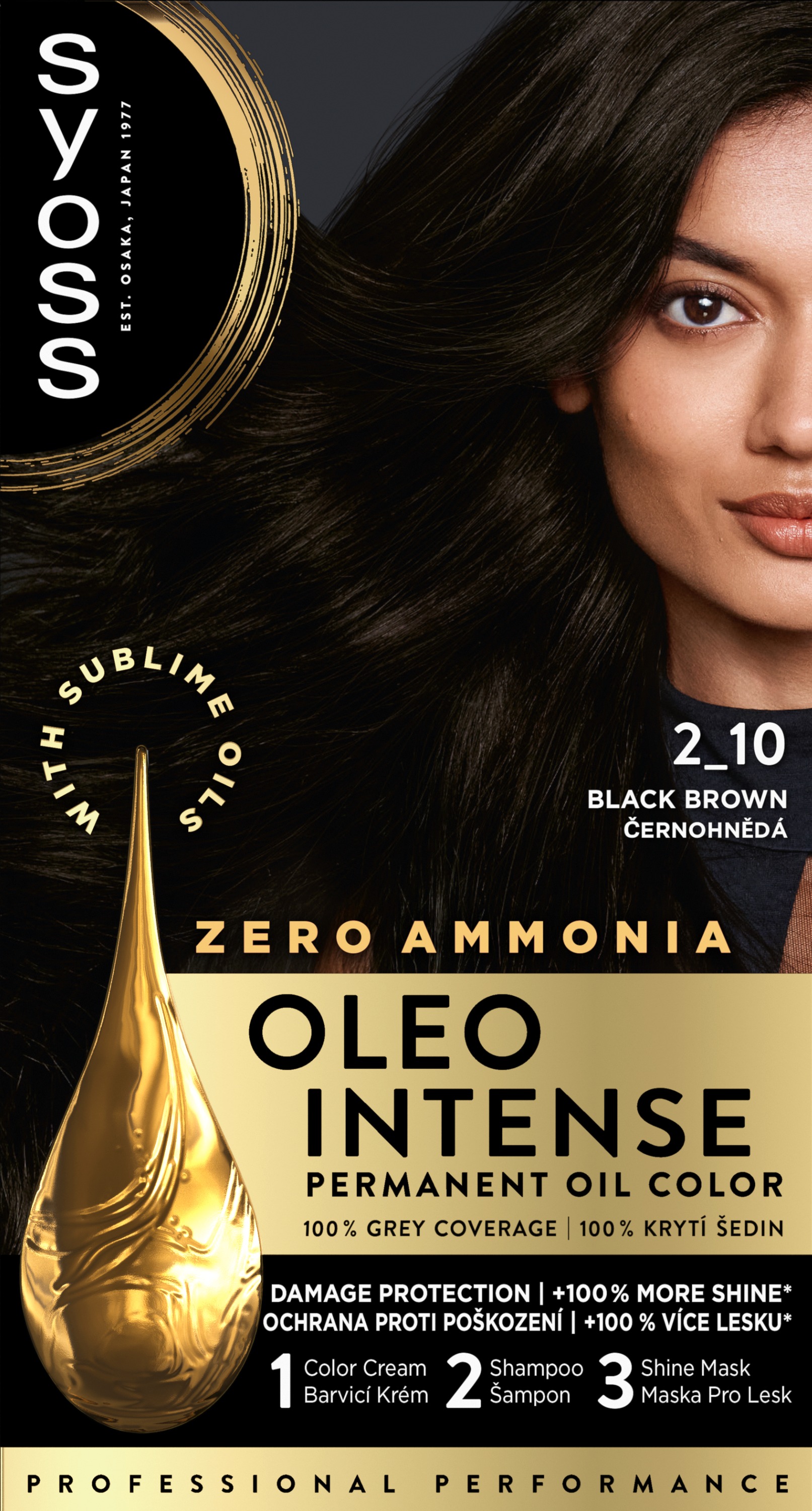 SYOSS Oleo Intense 2-10 Čiernohnedý 50 ml