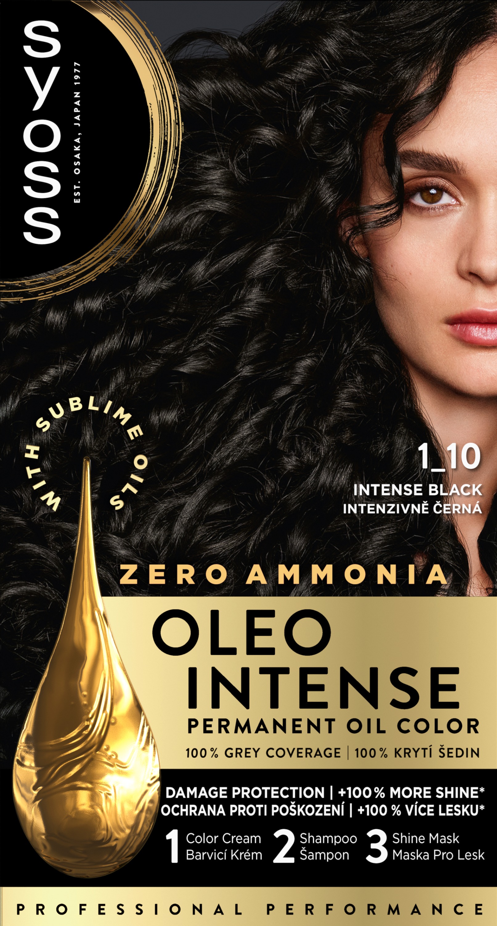 SYOSS Oleo Intense 1-10, intenzívna čierna, 50 ml