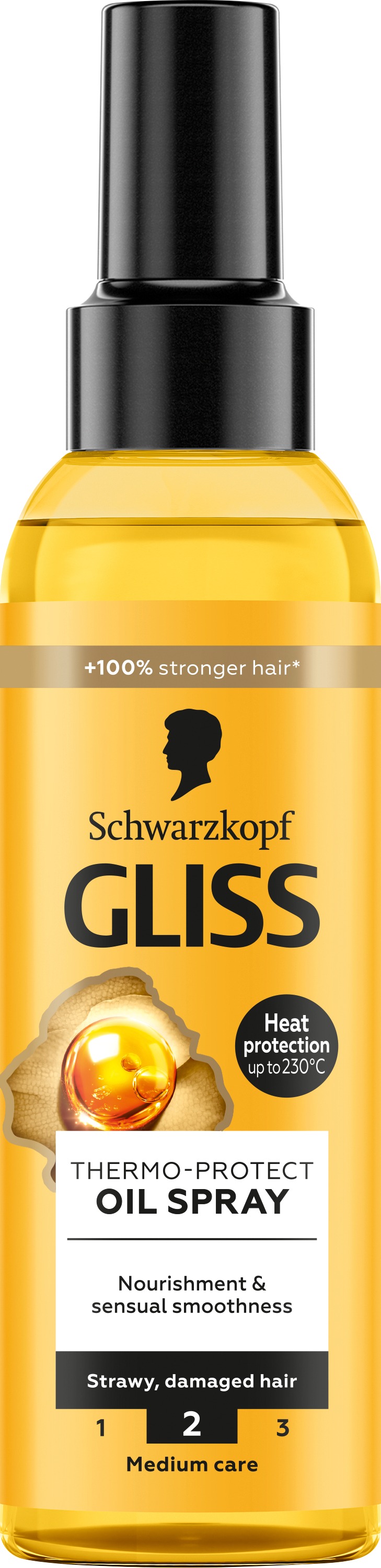 Schwarzkopf Gliss olej v spreji Thermo-Protect Blow-Dry 150 ml