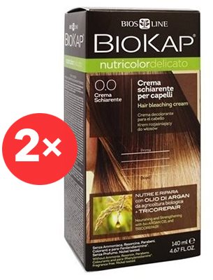 BIOKAP Nutricolor Delicato Bleaching Cream 0.0 (2× 140 ml)