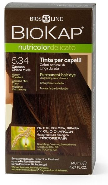 BIOKAP Nutricolor Delicato Honey Chestnut Gentle Dye 5.34 140 ml