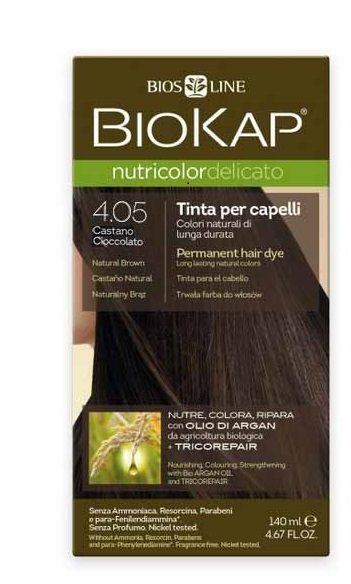 BIOKAP Nutricolor Delicato Natural light Chestnut Gentle Dye 5.0 140 ml