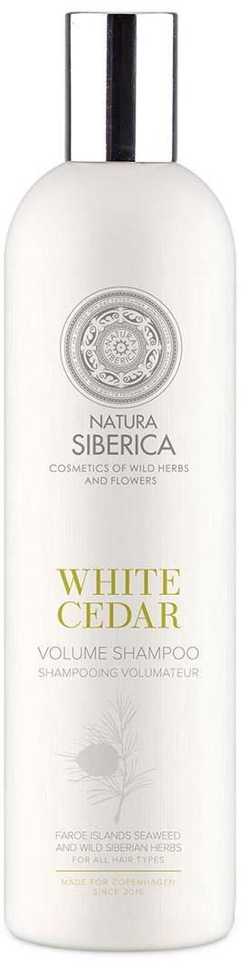 NATURA SIBERICA Šampón na väčší objem Biely céder 400 ml