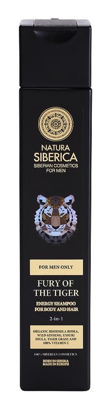 NATURA SIBERICA Energizujúci šampón na vlasy a telo 2 v 1 250 ml