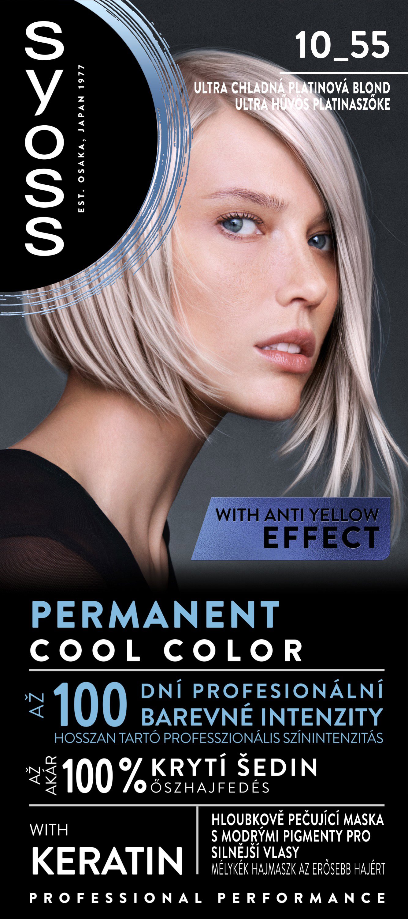 SYOSS Cool 10 - 55, ultra platinová blond